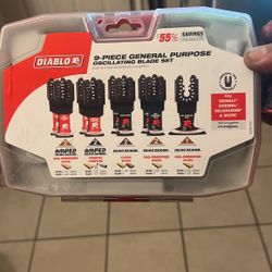 9 Pice General Purpose Oscillating Blade Set