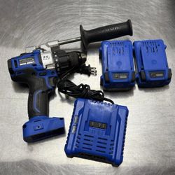Kobalt 24V Max  1/2" Brushless Drill/Driver W/ 2 batteries & Charger