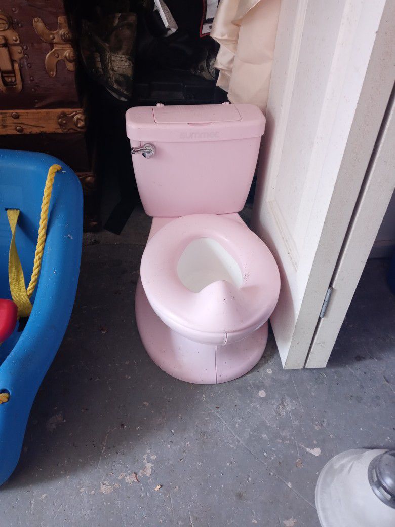 Summer Girls Pink Toilet