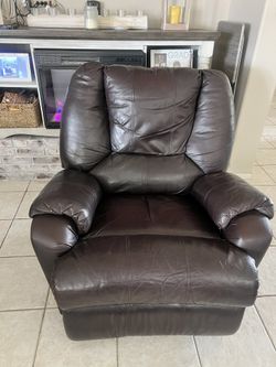 Genuine Leather Recliner 