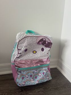 Hello Kitty Kids' 16" Backpack - Rainbow Pink/Blue