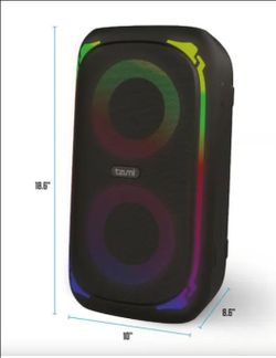 Tzumi Bluetooth Party Speaker with RGB Lights