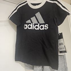 Brand NEW 2 PIECE Adidas Short Set 3t