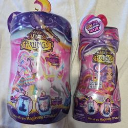 New Magic Mixies Pixlings Bundle Doll Toy Set Mini Mixie And Hair Styling Accessories New Christmas Gifts 🎁 