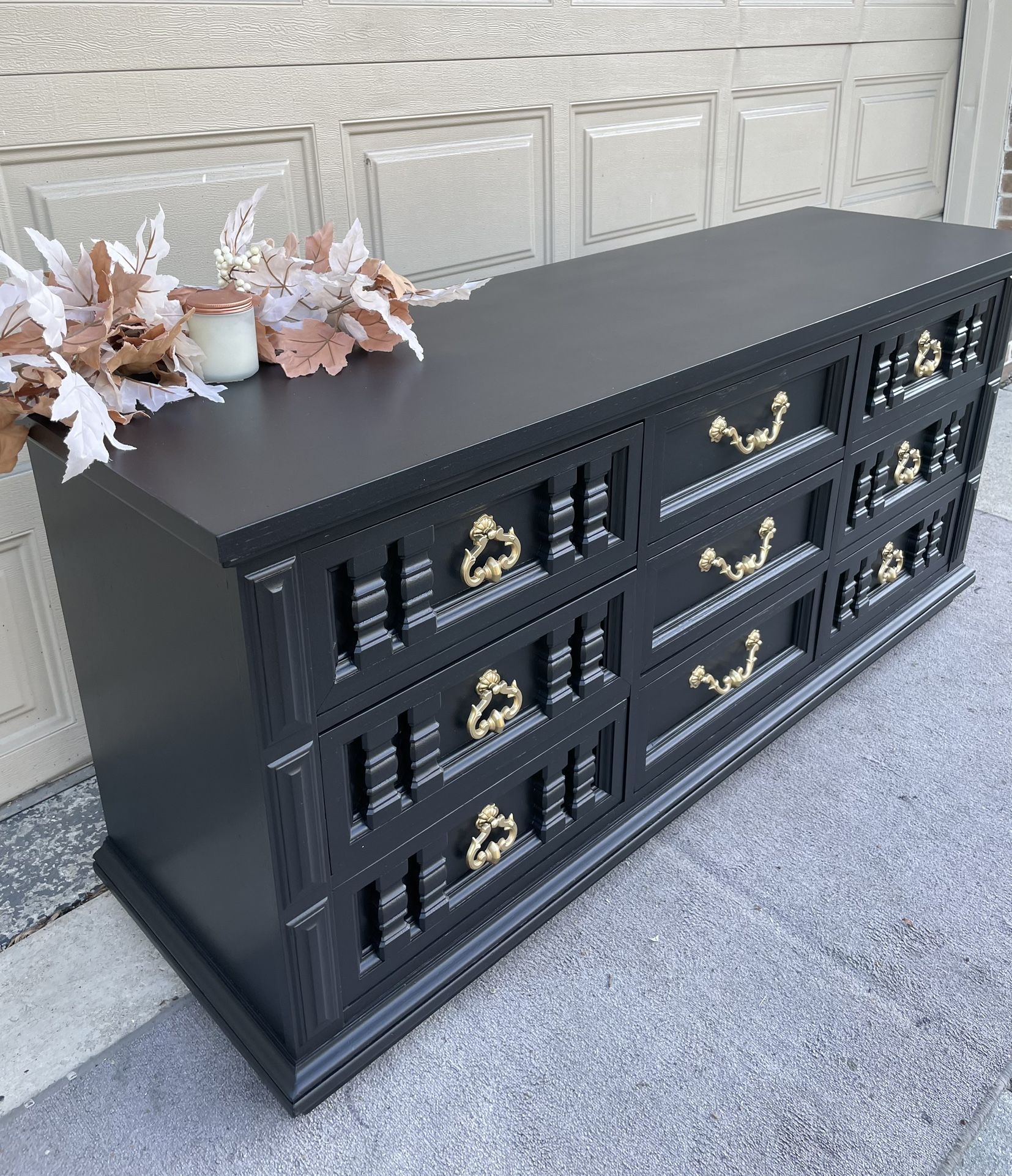 🥂Gorgeous In Black Thomasville Dresser Credenza