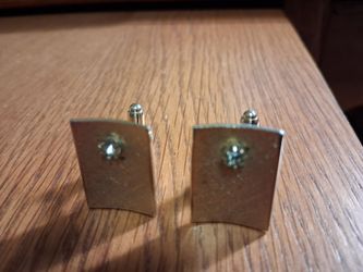 Vintage Rhinestone (or better?) Cuff Links