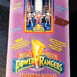 1994 Power Rangers Trading Cards 36 Unopened Pack Boxes