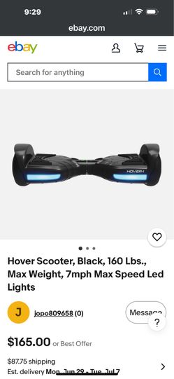 Hover Scooter, Black