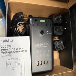 Epicka 2000W Pure Sine Wave Voltage Converter