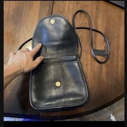 Coach Vintage Black Lindsay crossbody Bag 9888 - Rare Good Condition