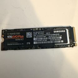 SAMSUNG 970 EVO plus 2 TB SSD MZ-V7S2T0 NVMe