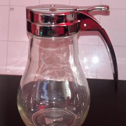 GLASS SYRUP DISPENSER