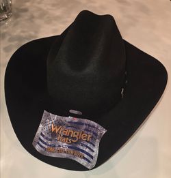 🤠🎩 Wrangler Premium 8X "Lana Bolivia Negra" Wool Cowboy Hat – Brand New 🎩🤠