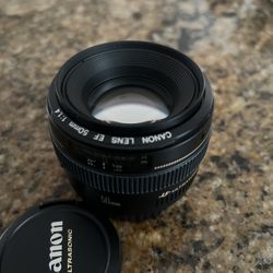 Canon Ef 50mm Prime Lens 