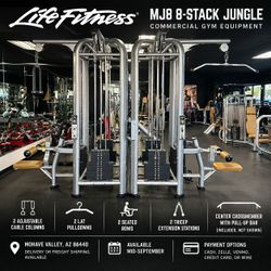 Life Fitness MJ8 8-Stack Jungle – Commercial Gym Equipment