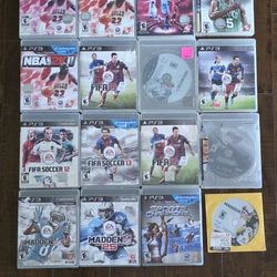 PS3 Sports Games Bundle ($4 Each)