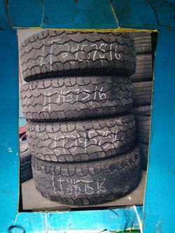 TIRE LT 245 75 16 EACH ELMOFLES