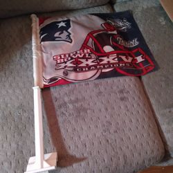 New England Patriots Super Bowl Car Banner Flag