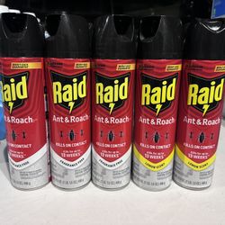 Raid Ant and Roach Killer Indoor Bug Spray - Fragrance Free - 17.5oz