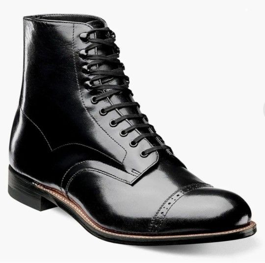 Stacy Adams Madison Black Leather Men's Boots 