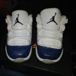 NIKE AIR JORDAN RETRO LOW LE (TD) - NAVY SNAKESKIN