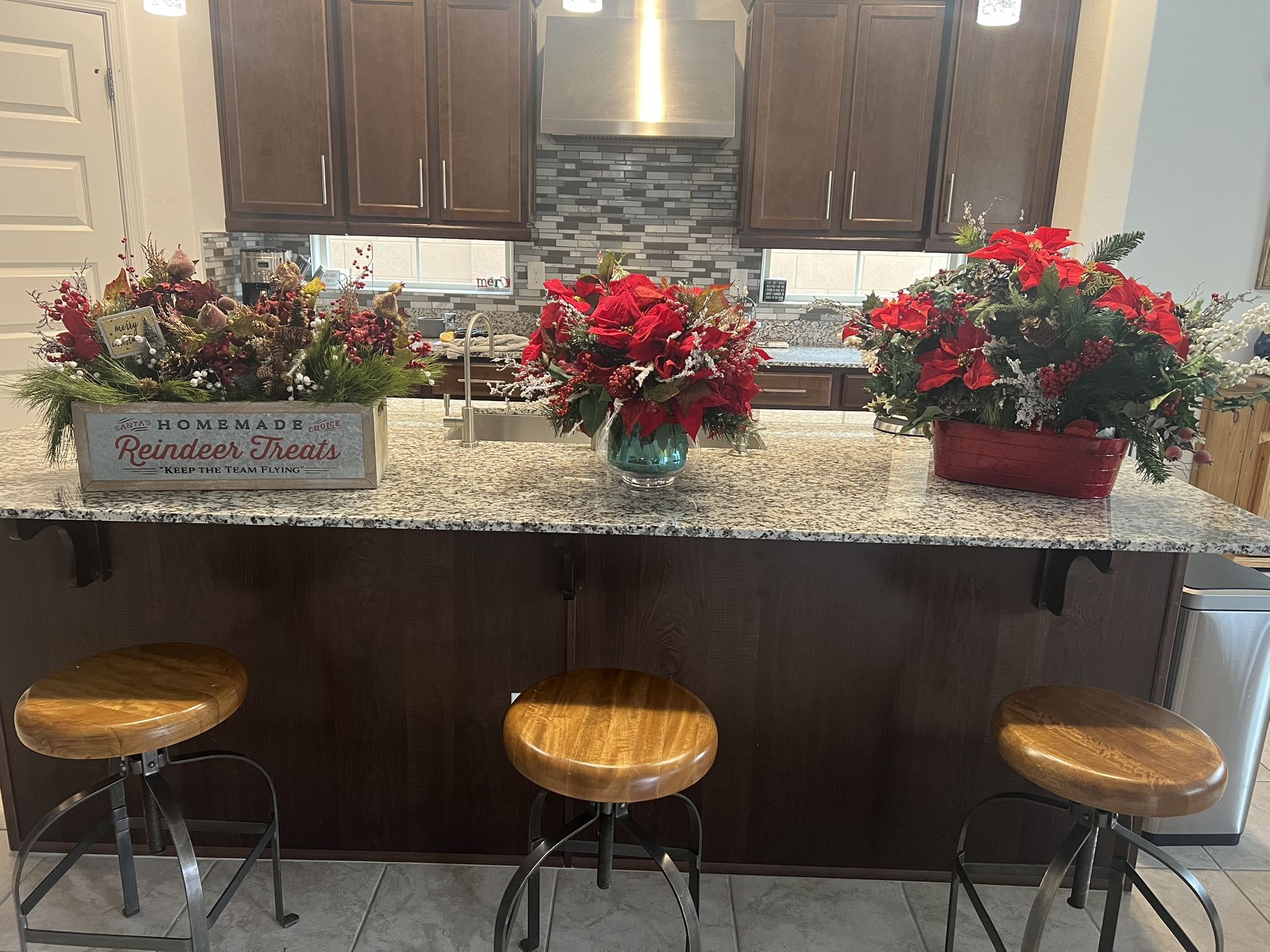 CHRISTMAS FLOWERS DECOR NEW !!