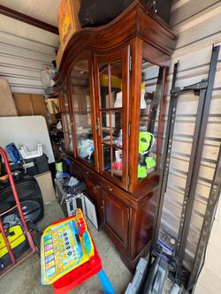 “Solid Wood China Cabinet / Hutch”
