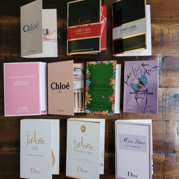 10 Perfume Sample Sprays For Women