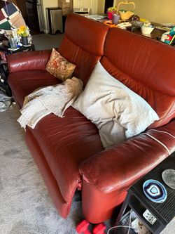 Couch- Burnt Orange