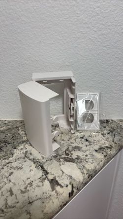 Child protection outlet guard.