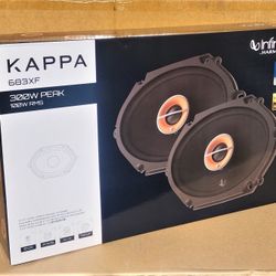 Infinity Kappa 683XF Car Speakers 6x8 Inch 2-Way Coaxial Speaker System 300 Watts 🚨 Payment Options Available 🚨 No Credit Needed 🚨 
