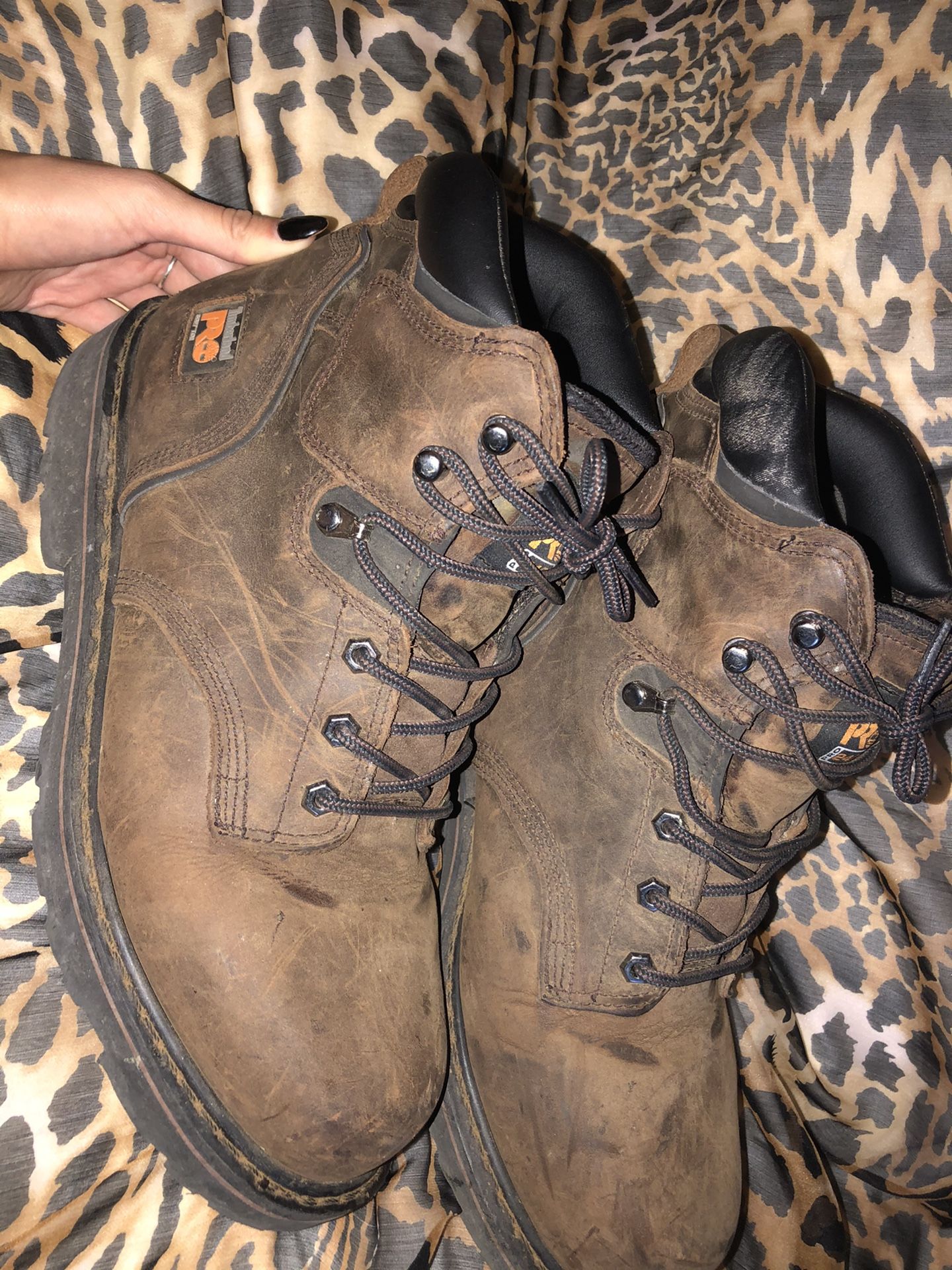 Timberlands PRO 6” Pit Boss Steel Toe Boots