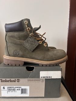 Olive Timberland Boots