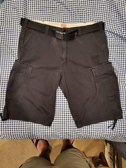 Levis Men Cargo Shorts- Black