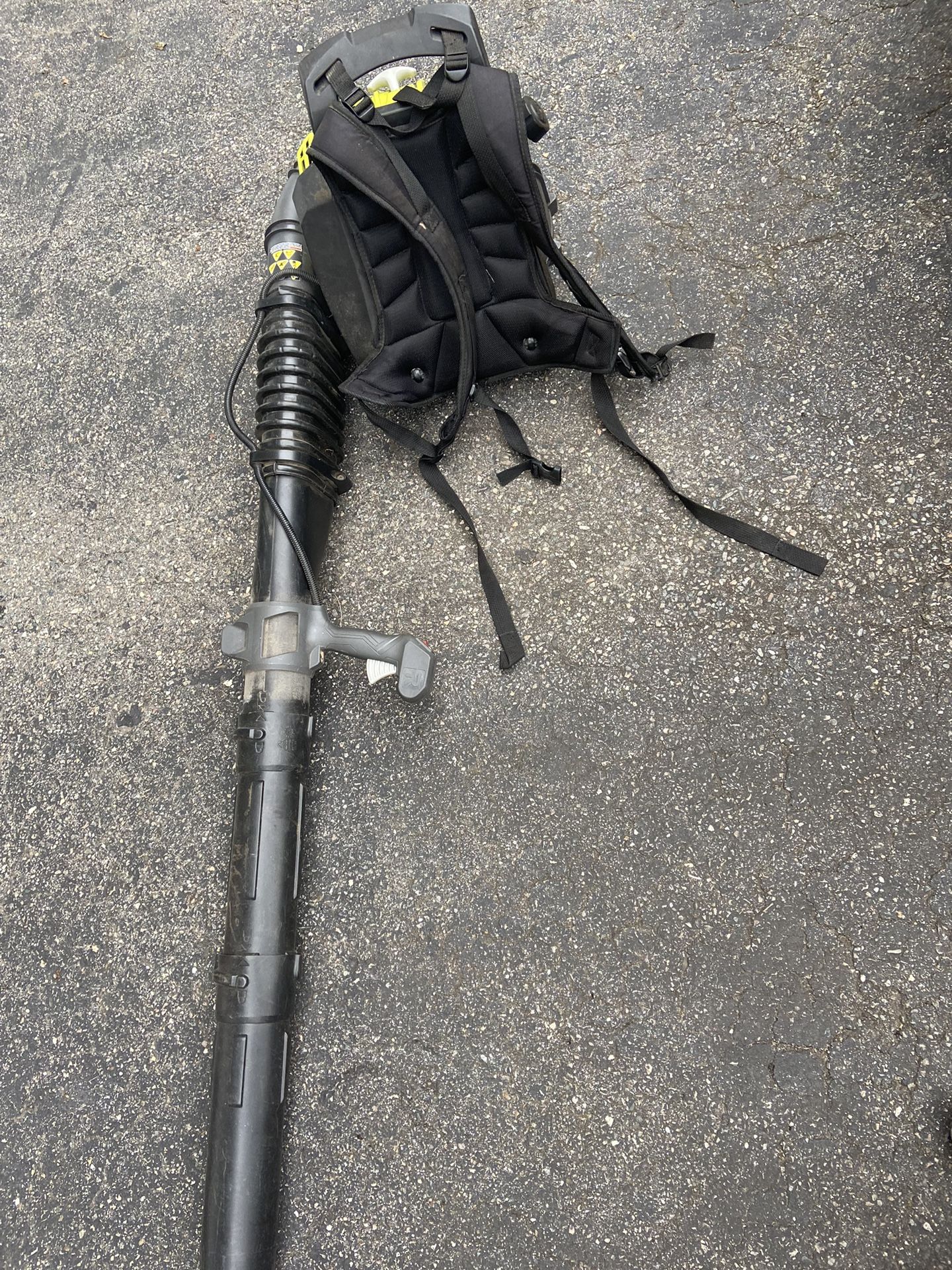 used ryobi backpack leaf blower used 175 mph 760 cm 38cc gas
