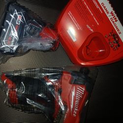 Milwaukee M12 Fuel Impact Driver  Charger And Battery 