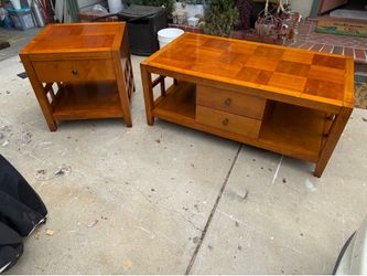 Coffee table and end table