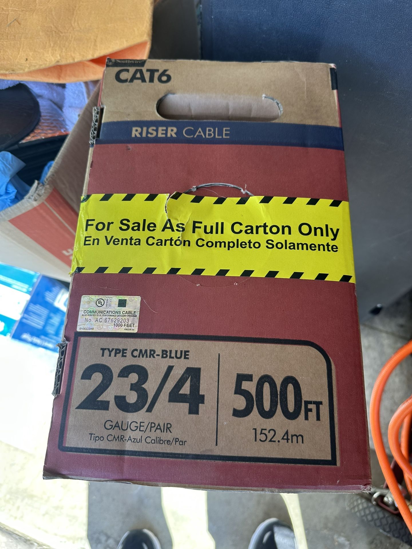 Southwire/coleman Cable 500' CAT6 23/4CMR Wire