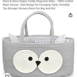 Nena & Nene diaper caddy 100% Cotton