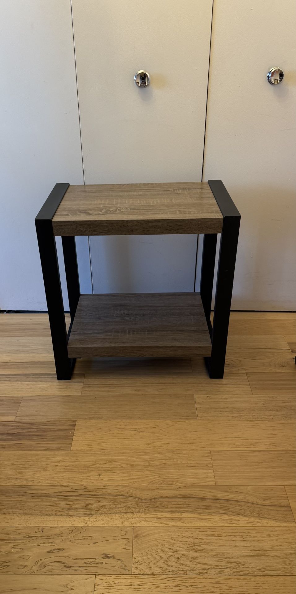 Modern Industrial end table / nightstand / side table