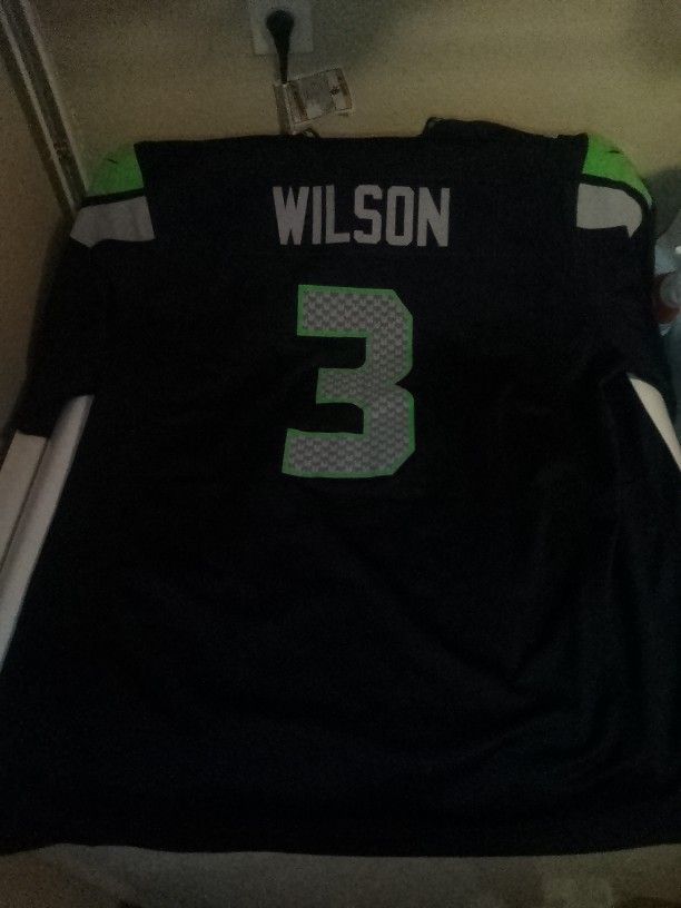 Nike Seahawks Russel Wilson Jersey