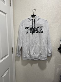 Victoria’s Secret PINK Logo Collection Light Gray Hoodie Thumbnail