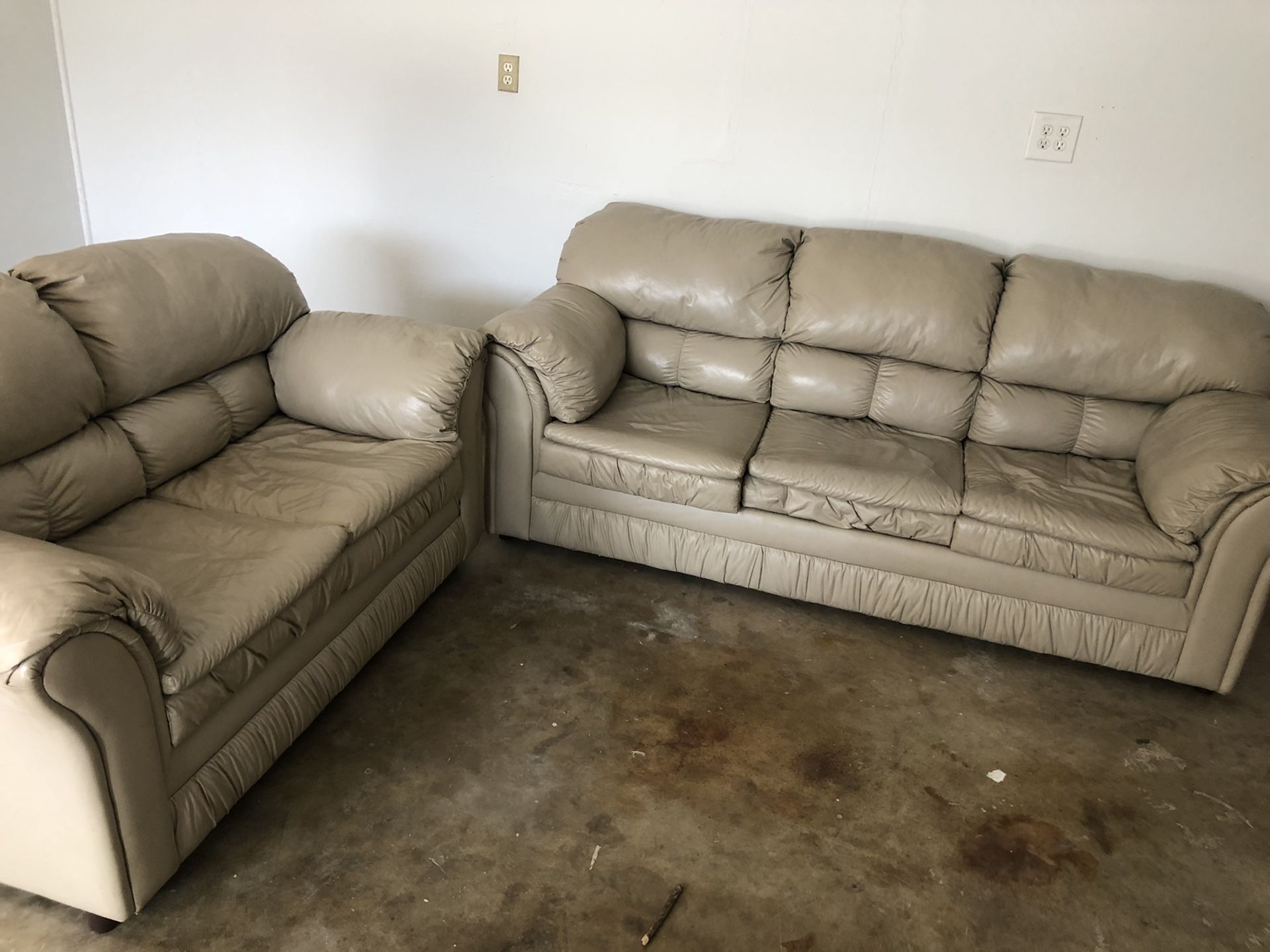 Beige Leather Couches for Sale in San Antonio, TX OfferUp