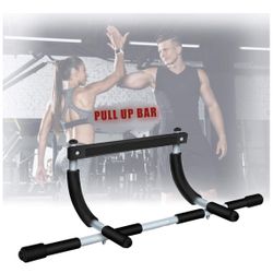 Achirarko Pull Up Bar,New Perfect Multifunctional Portable Indoor Fitness Chin Up Bar,Home Gym Exercise Equipment Training Upper Body Workout Bar,Dips