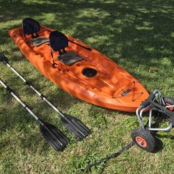 Tandem Kayak With Accessories 