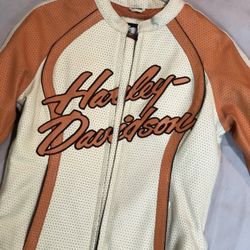 Women’s Brand New Leather Harley Davidson Riding Jacket 