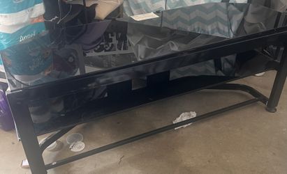 Glass Entertainment Center