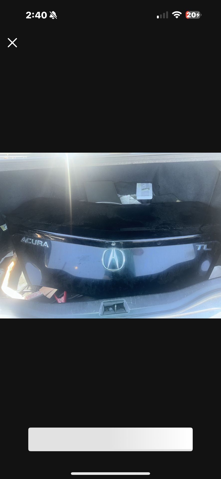 2009-2015 Acura Tl Trunk