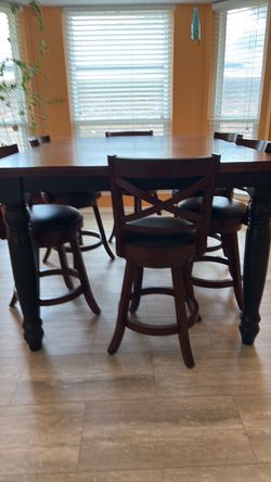 Dining Table W/  Six Chairs