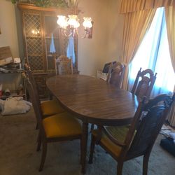 Dining Table w/chairs  and China Cabinet